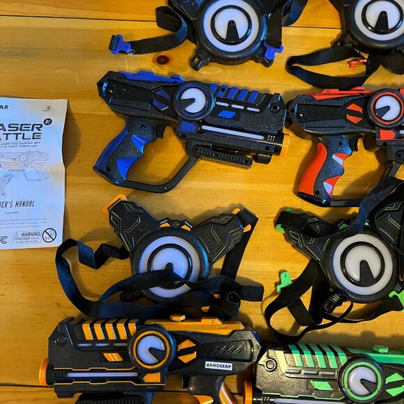 🎯 ArmoGear Laser Battle Set – 6-Player Infrared Laser Tag System - Picture 5 of 6